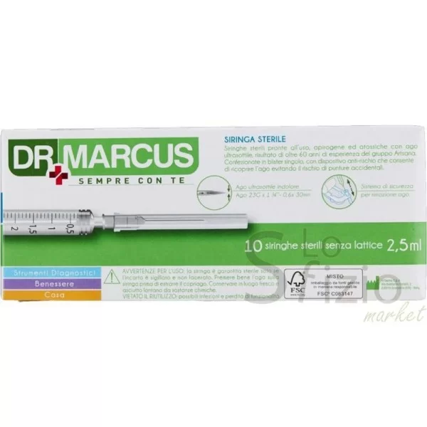 DR MARCUS SIRINGHE 2,5ML X10