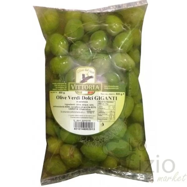 VITTORIA OLIVE VERDI DOLCI GIGANTI 500GR