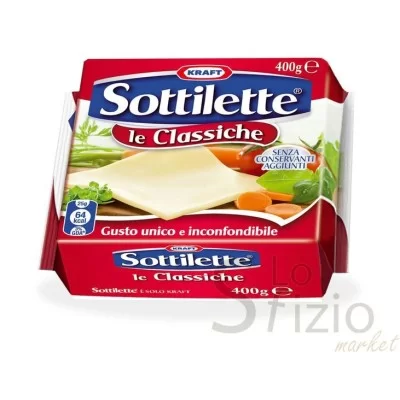 SOTTILETTE CLASSICHE 400GR - Home, Freschi, Gastronomia, Formaggi, Senza Glutine, A Fette e Fusi