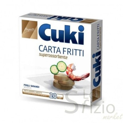CUKI CARTA PER FRITTI 20 FOGLI