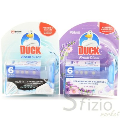 DUCK FRESH DISCS 6 MIXED LAVANDA/ EUCALIPTUS 1PZ - Home, Detergenza, Detersivi pulizia Casa, Anticalcare