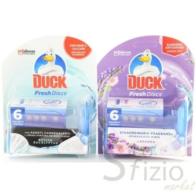 DUCK FRESH DISCS 6 MIXED LAVANDA/ EUCALIPTUS 1PZ - Home, Detergenza, Detersivi pulizia Casa, Anticalcare