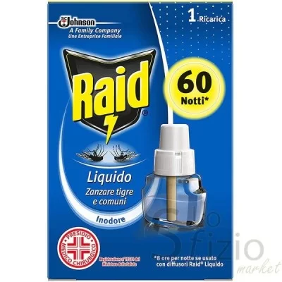 RAID LIQUIDO RICARICA 60 NOTTI