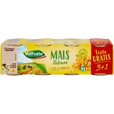 VALFRUTTA CORN 3+1 160G