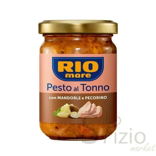 RIO MARE PESTO WITH ALMONDS AND PECORINO 130G