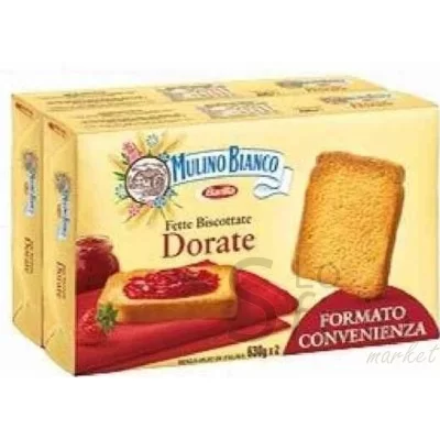 MULINO BIANCO FETTE BISCOTTATE DORATE 2X72 1,26KG