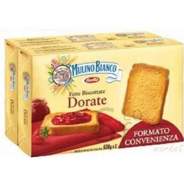 MULINO BIANCO GOLDEN RUSKS 2X72 1.26KG