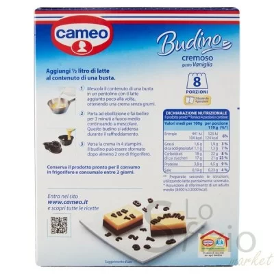 CAMEO BUDINO CREMA VANIGLIA 130GR - Home, Alimentari, Ingredienti per Dolci, Pasticceria