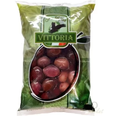 Vittoria Gaeta Black Olives 500g