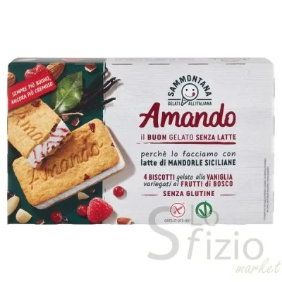 SAMMONTANA AMANDO BISCOTTI X4 FRUTTI BOSCO 208GR