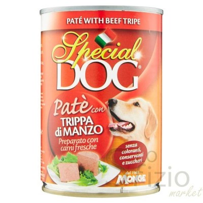 MONGE SPECIAL DOG PATE' TRIPPA DI MANZO 400GR - Home, Amici Animali, Cani, Cibo Umido