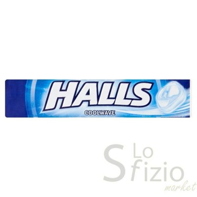 HALLS ICE BLU COOLWAVE 32GR