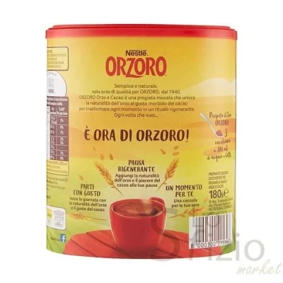 NESTLE' ORZORO BARLEY AND COCOA INSTANT MIX 180G