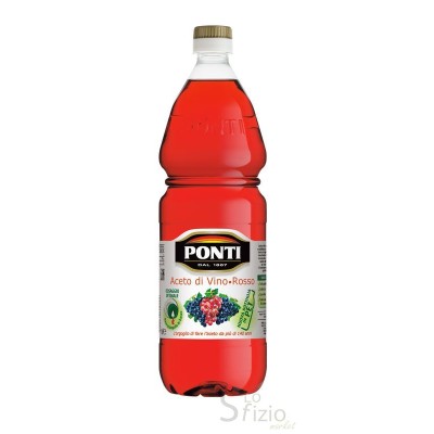 PONTI ACETO DI VINO ROSSO PET 1L