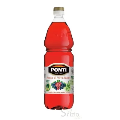 PONTI RED WINE VINEGAR PET 1L