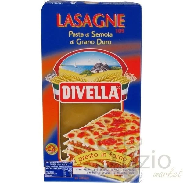 DIVELLA LASAGNA PASTA 500G