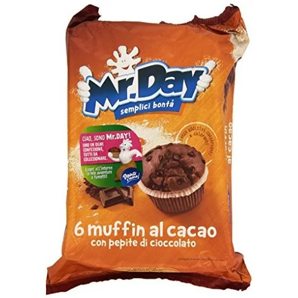 MR DAY MUFFIN CACAO CON PEPITE DI CIOCCOLATO 300GR