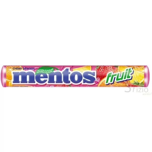 MENTOS FRUIT CHEWY DRAGEES 38G