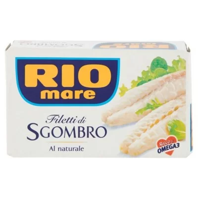 RIO MARE MACKEREL FILLETS IN NATURAL BRINE 125G