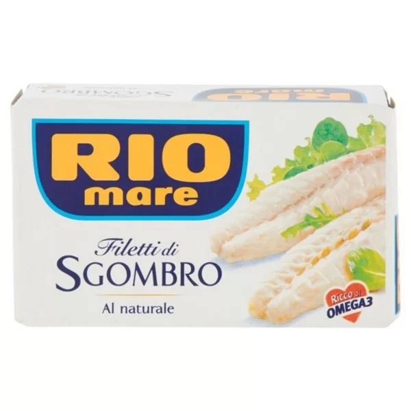 RIO MARE MACKEREL FILLETS IN NATURAL BRINE 125G