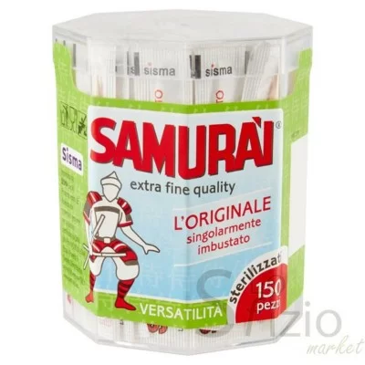 SAMURAI STUZZICADENTI 150PZ SINGOLO BUSTA - Home, Igiene Cura Persona, Igiene Corpo, Casa, Casalinghi, Accessori Cucina, Igiene 