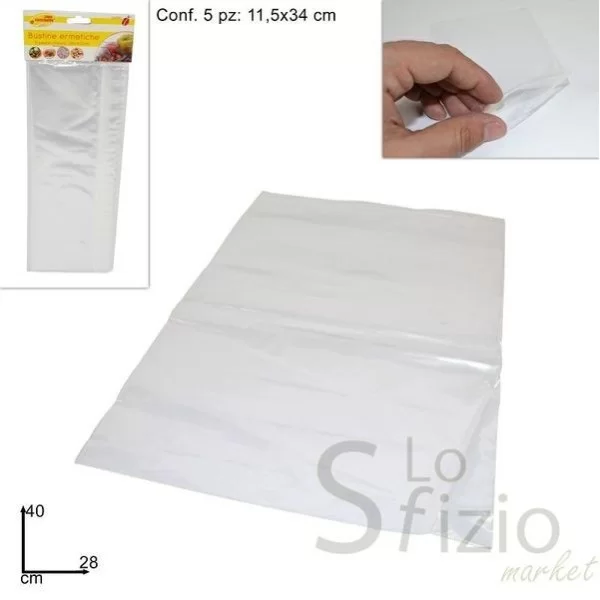 Hermetic Bag 28 x 40 cm 5 pcs pack