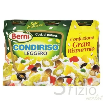 BERNI LIGHT RICE SALAD CONDIMENT 3X300G