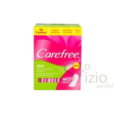 Carefree Cotton Aloe Pantyliners 30pcs