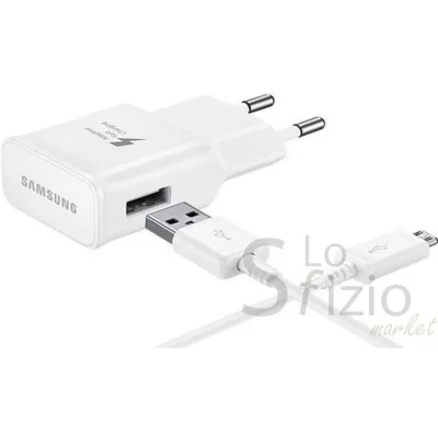 SAMSUNG CARICABATTERIA PARETE 2A CAVO MICRO USB - Home, Casa, Informatica