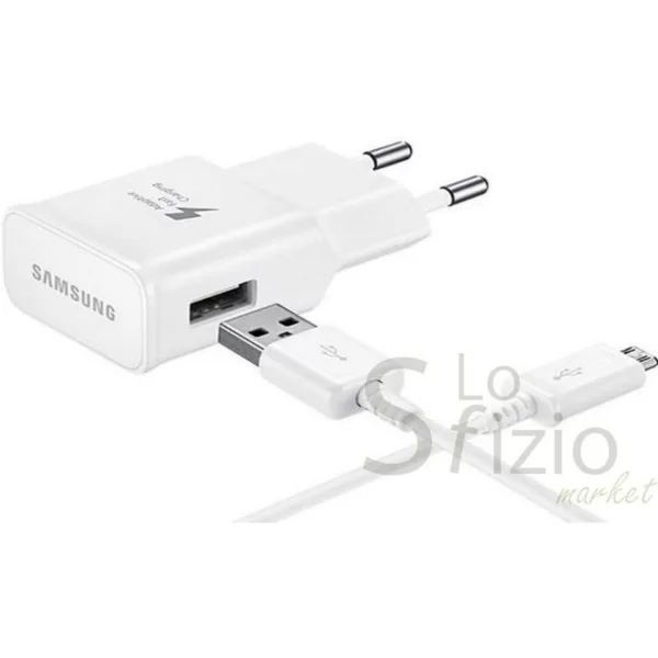 SAMSUNG CARICABATTERIA PARETE 2A CAVO MICRO USB