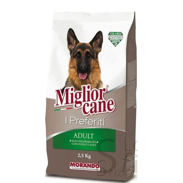 MIGLIOR CANE PREFERITI ADULTO POLLO RISO 2,5KG