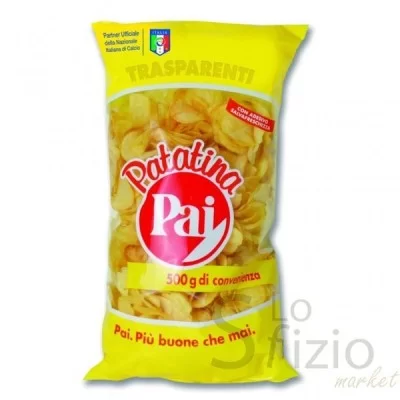 PAI LE PATATINE TRASPARENT 500GR - Home, Patatine e Snack salati