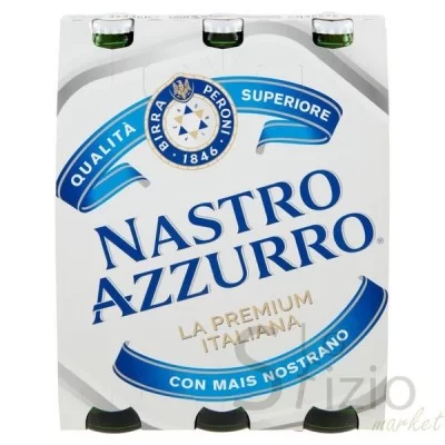 Peroni Nastro Azzurro Beer 3x33cl