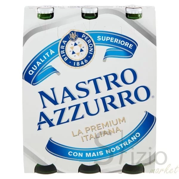 Peroni Nastro Azzurro Beer 3x33cl