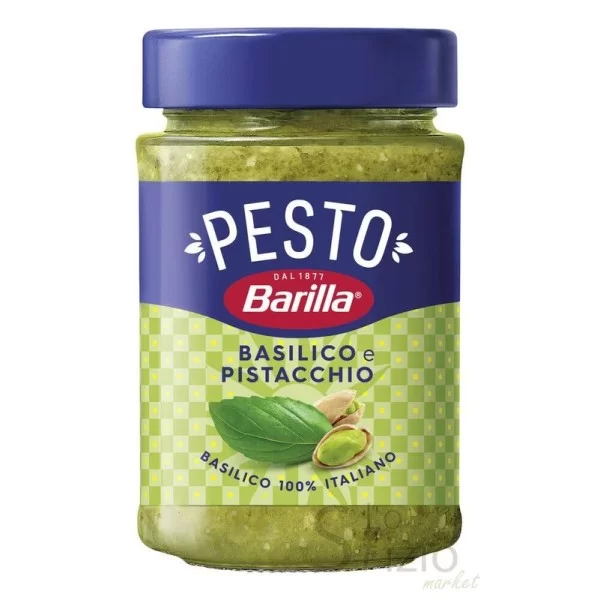 BARILLA PESTO BASILICO PISTACCHIO 190GR
