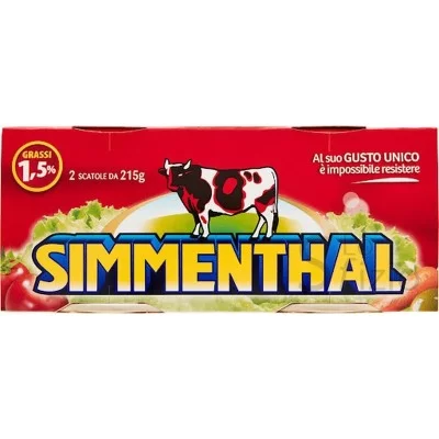 SIMMENTHAL 2X215GR - Home, Alimentari, Carne Pesce in scatola, Carne in scatola