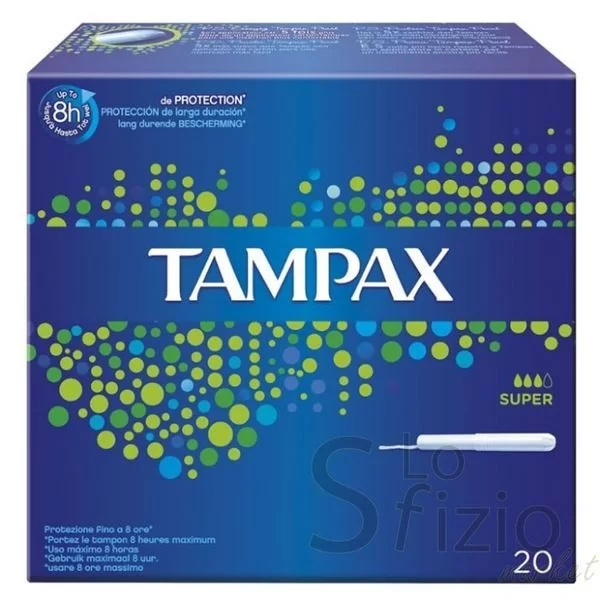 TAMPAX BLUE BOX SUPER 20 PCS