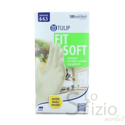 TULIP Latex Gloves Size Small (6-6.5) - 100 pcs