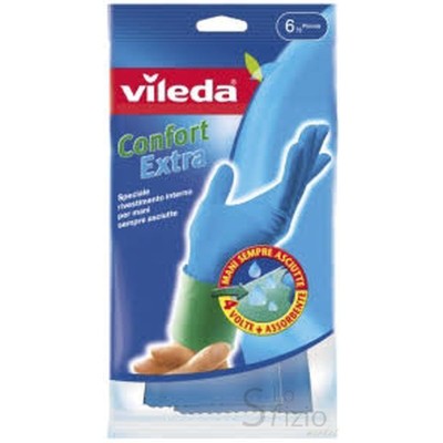 VILEDA GUANTI CONFORT EXTRA PICCOLA 6 1/2 - Home, Detergenza, Accessori pulizia Casa, Guanti