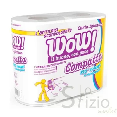 WOW Ultra Compact Toilet Paper 4 Rolls