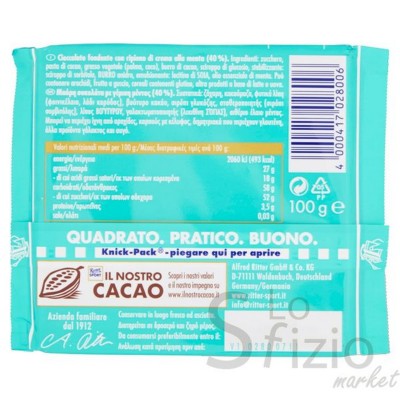 RITTER SPORT CIOCCOLATA MENTA 100GR