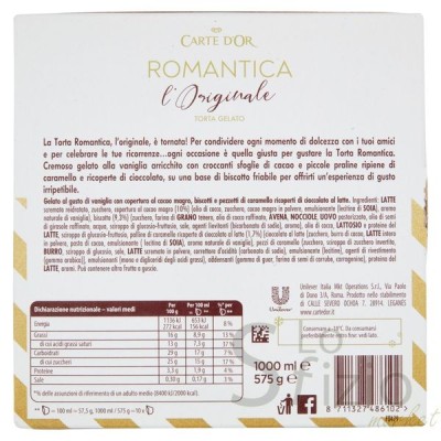 CARTE D'OR TORTA ROMANTICA 575GR