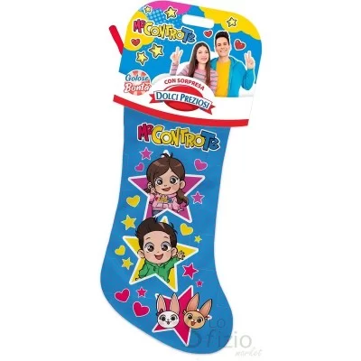 DOLCI PREZIOSI CALZA ME CONTRO TE GR190 - Home, Ricorrenze, Natale, Epifania