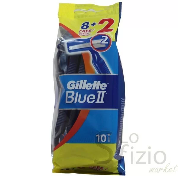 GILLETTE BLUE II x8+2PCS