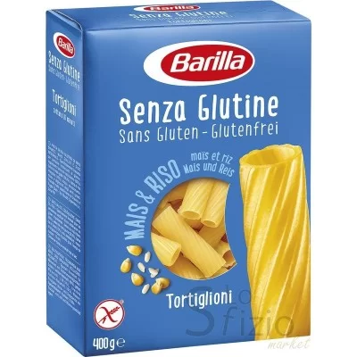 BARILLA S/Z GLUTINE TORTIGLIONI 400Gr - Home, Alimentari, Prodotti Salutari, Senza Glutine, Pasta