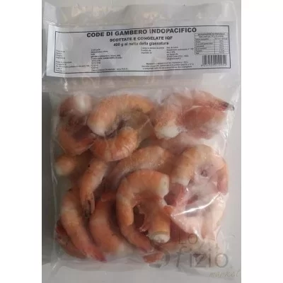 CODE DI GAMBERO SCOTATE CONGELATE 31/40 500GR