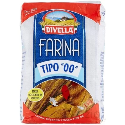 DIVELLA SOFT WHEAT FLOUR TYPE 00 1KG