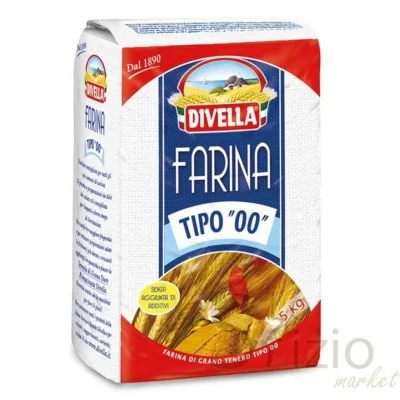 DIVELLA SOFT WHEAT FLOUR TYPE 00 5KG