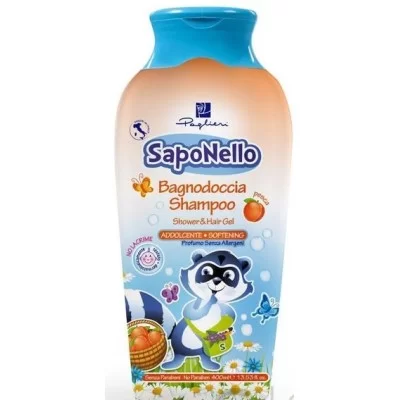 Saponello Shower Gel Softening Peach 400ml