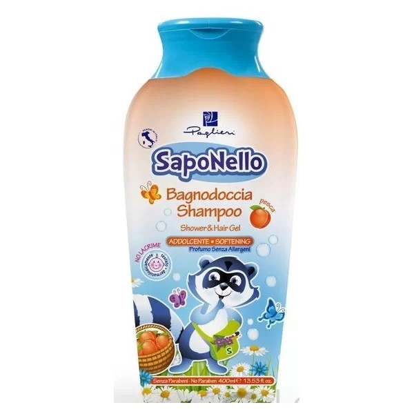 Saponello Shower Gel Softening Peach 400ml